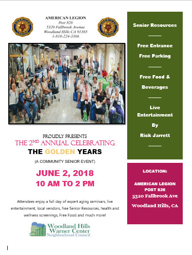 The Golden Years-A Senior Event-10 am to 2 pm-June 2