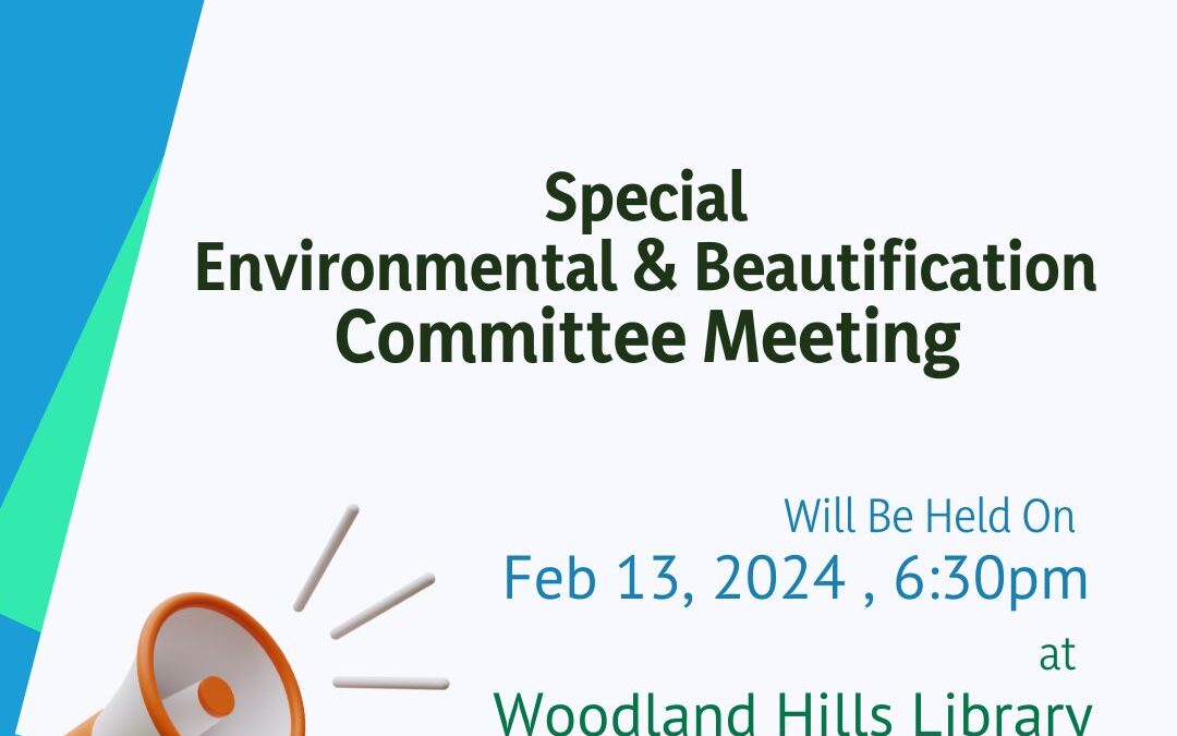 Special Environment & Beautification Committee Meeting