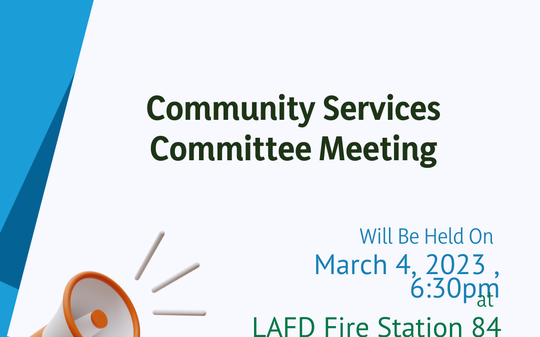 Community Services Committee Meeting