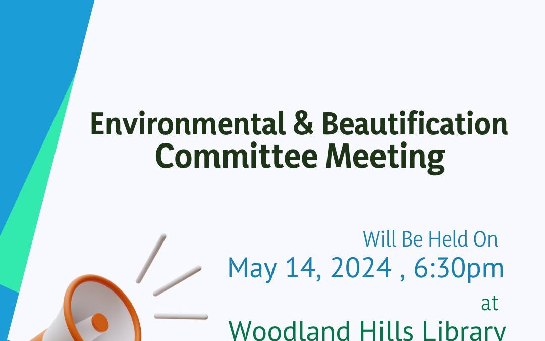 Environmental & Beautification Committee Meeting – May 14, 2024