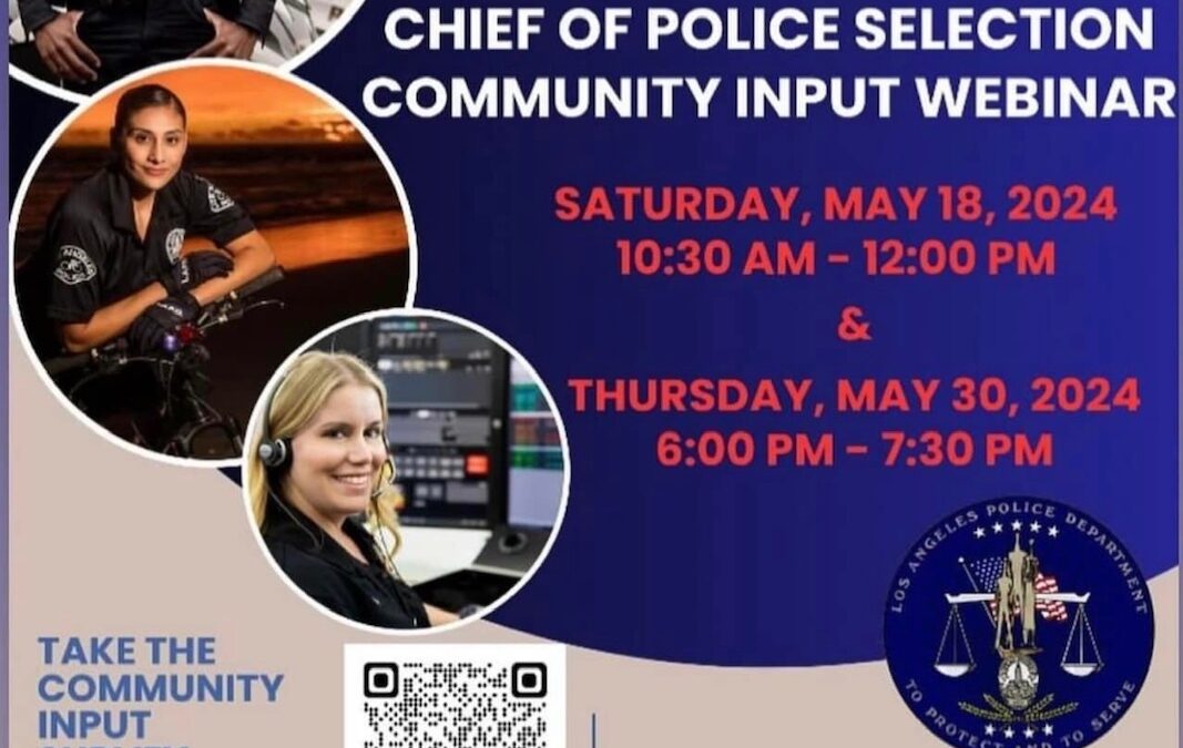 Share your input for the next Chief of Police selection