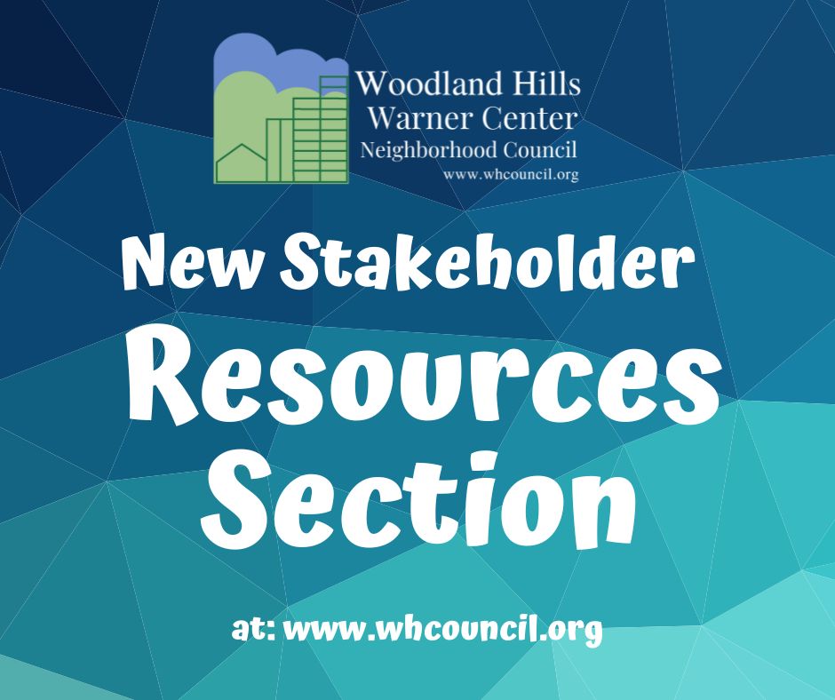 Updated City Resources for our Stakeholders!