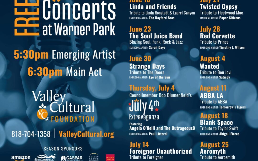 Visit the WHWCNC Booth at Free Concerts at Warner Park this Sunday