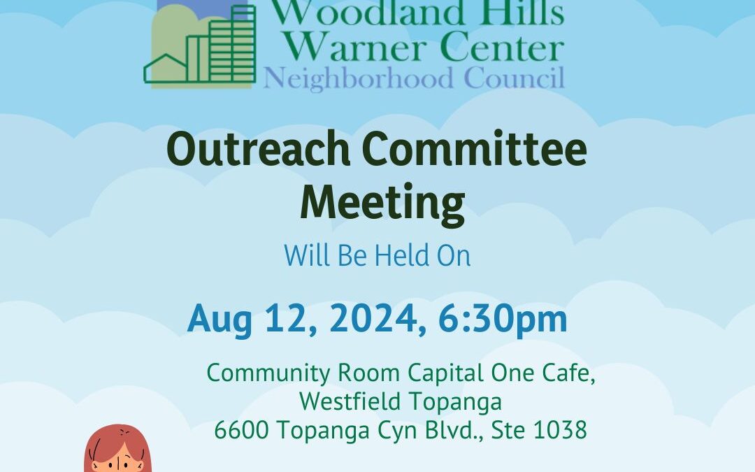 Outreach Committee Meeting 8/12/24