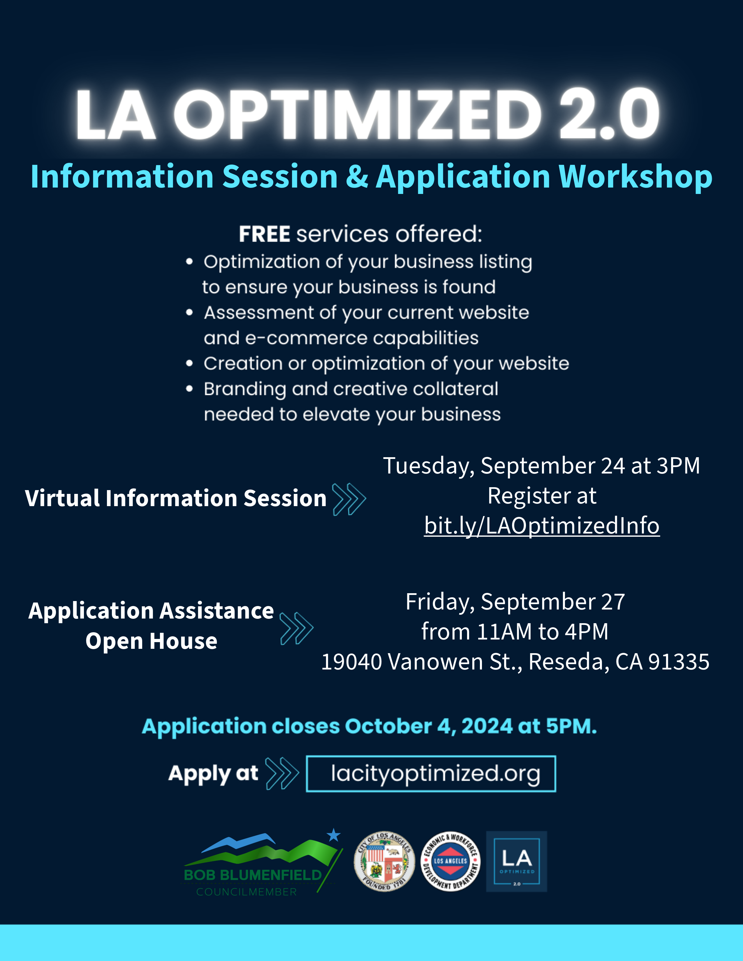 Small Business Workshop regarding LA Optimized 2.0