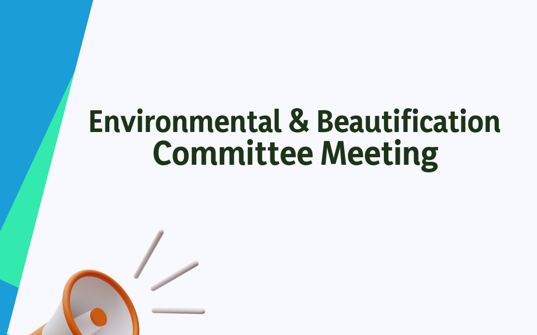 Environment & Beautification Committee Meeting 2/11/25
